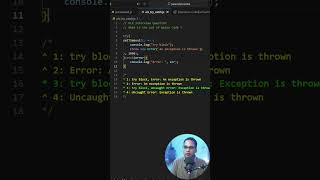 🚀 Try Catch Block Asynchronous Interview Question 🚀 coding codewithkg [upl. by Allehcim974]