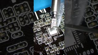 CPU Power IC Replacement  Quick Fix Shorts CPUFix [upl. by Etnelav175]