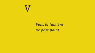 Rainer Maria RILKE  quotCest presque linvisible qui luitquot [upl. by Meta]