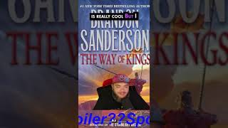 Lets Start the Way of Kings cosmere stormlightarchive booktube brandonsanderson [upl. by Aicinat]