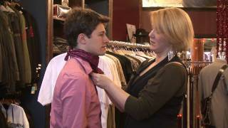 Mens Fashion Tips  How to Tie a Neckerchief [upl. by Benis]