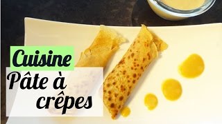 La pâte à crêpes au lait davoine  Recette minceur [upl. by Harolda]