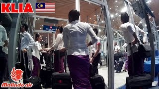 Malindo air crews changing shift KLIA Malaysia [upl. by Maer151]