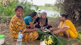 GOLEK SUASANA BARU  AYO NGGER MULAI MASAK CEMILAN NING PINGGIR GAWAN NGISOR PRING HAHAHA [upl. by Knowling]