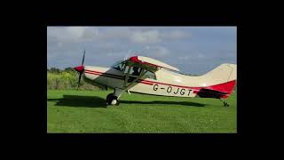 Light aircraft landing [upl. by Rhody]