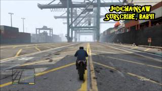 GTA 5 WALKTHROUGH TERMINAL STUNT JUMP [upl. by Dnaletak309]