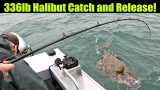 336lb Halibut Catch and Release Alaskan Halibut Fishing  Petersburg Alaska JULY 2024 halibut [upl. by Eissed]