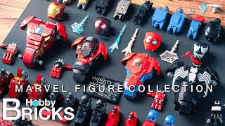 Lego Marvel Figures Collection  Speed Build  Beat Building [upl. by Brunhilde66]