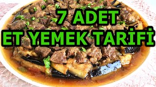 7 ADET ET YEMEK TARİFİ [upl. by Rowney]