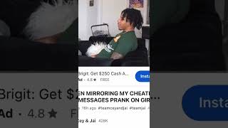 SCREEN MIRRORING MY CHEATING TEXT MESSAGES PRANK ON GIRLFRIEND GETS HEATEDcey jai cheatingtext [upl. by Georas]