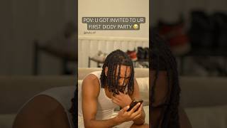 I got invited to my 1st diddy party 🤦🏽‍♂️ comedy party funnyvideo [upl. by Ilrahc]