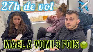 Épisode 1 le début de notre plus gros voyage  Avec Emma et Gabin [upl. by Ecydnak]