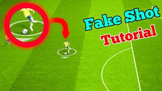 Fake shot tutorial efootball mobile 2024 [upl. by Leba]