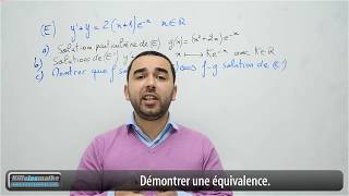 Équations différentielles avec second membre Exercice corrigé 6 Question 34 [upl. by Anet215]