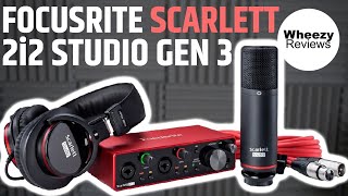 Focusrite Scarlett 2i2 Studio 3rd Gen Unboxing  Bundle Review Part 1 [upl. by Freda]