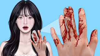 ASMR Remove Maggot amp Worm Infected Finger  Deep Cleaning Animation [upl. by Jessen]