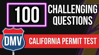 California DMV Permit Practice Test 2024 Real Written Exam 100 Challenging Questions [upl. by Annor]