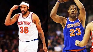 Rasheed Wallace amp Marcus Camby Knicks Highlights [upl. by Enida]