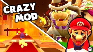 CRAZY BOWSERs CASTLE MOD  Super Mario Odyssey Hacks [upl. by Alesig]