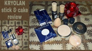 Kryolan TV paint stick heavy coverage stick foundation review in urdu  hindi [upl. by Goldy699]