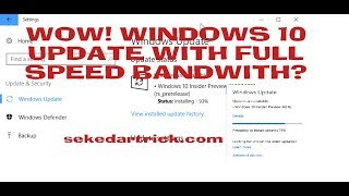 How To Download Windows 10 Insider Builds Use Full Speed Bandwidth [upl. by Li]