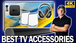 Must Have TV Accessories amp Reasons Why Apple TV 4k Sonos Arc Netgear Orbi WiFi6 Sony WH1000XM4 [upl. by Leiso]