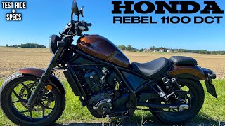 Honda Rebel 1100 DCT Test Ride and Specs [upl. by Larrej]