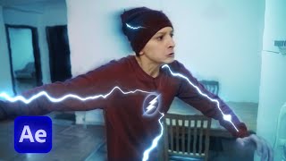 SlowMotion Lightning quotThe Flashquot  After Effects Tutorial [upl. by Nythsa]