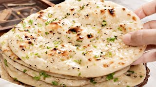 रेस्टोरेंट जैसा तंदूरी बटर गार्लिक बनाये तवे पर इस आसान तरीके से  Best Ever Butter Naan Recipe [upl. by Ehcropal187]