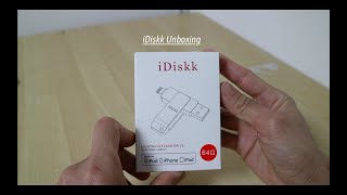 Unboxing iDiskk 64 Gb USB iPhone amp iPad amp iPod [upl. by Anselme]