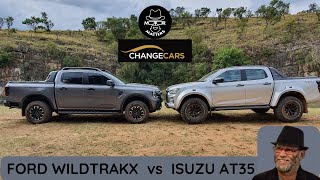 Ranger WildtrakX and DMAX AT35 Comparative Test  MotorMatters and CHANGECARS [upl. by Pros]