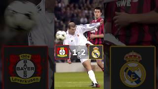 Zidane’s Iconic Volley Goal  Bayer Leverkusen vs Real Madrid 12  Champions League Final 2002 [upl. by Socrates]