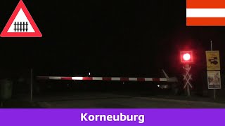 Železniční přejezdBahnübergang Korneuburg A  1492023 [upl. by Atinauj]