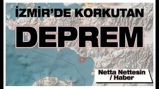 İzmirde deprem kısa süreli panik yarattı 51 büyüklüğünde deprem Manisada da hissedildi deprem [upl. by Cavanaugh]