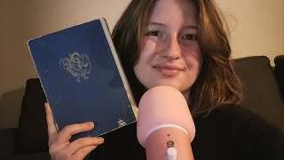 ASMR Gemütlich Märchen vorlesen German whispering mit Kaminknistern [upl. by Rabush854]