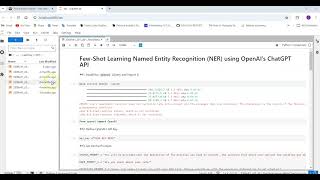 HOW TO DO FEW SHOT LEARNING  NAMED ENTITY RECOGNITION  NER USING GPT API  EASILY EXPLAINED [upl. by Nylrad]