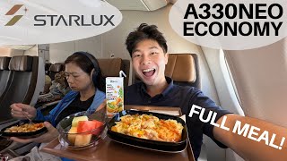 Starlux A330neo ECONOMY JX232 Hong Kong to Taipei 15 hour ✈️ [upl. by Nahoj]