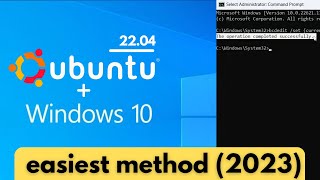 Install Ubuntu 22046 on Windows 10 with Just One Command 🤯Not Clickbait [upl. by Anifad]