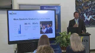 WinstonSalemForsyth County Schools sees improved graduation rates and reading scores [upl. by Latreese]