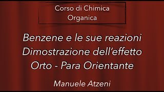 Dimostrazione orientamento Orto Para del Toluene L77 ProfAtzeni ISCRIVITI [upl. by Adnuahsar]