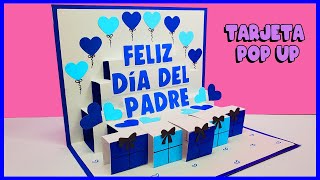 Como hacer una tarjeta para el DÍA DEL PADRE 🥰 Especial día del padreHandmade easy Card Fathers Day [upl. by Meeka189]