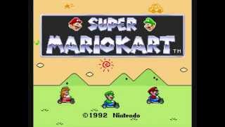 All Mario Kart Title Screens Music  Super Mario Kart  Mario Kart 8 [upl. by Lartnom441]