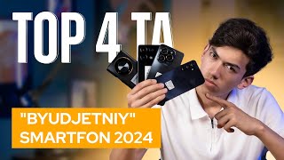 2024yildagi eng arzon lekin sifatli smartfonlar telefonchi telefonchiuz top4 [upl. by Anirtek]