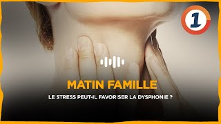 Le stress peutil favoriser la dysphonie [upl. by Skiest370]