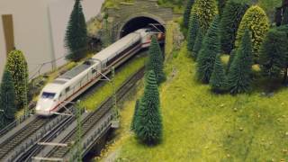 Modelleisenbahn von Märklin  Digitale H0 Anlage mit Central Station 3 [upl. by Kuebbing]