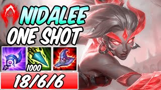 S NIDALEE MID ONESHOT SPEARS FULL AP DARK HARVEST 797 AP  New Build amp Runes  League of Legends [upl. by Annette]