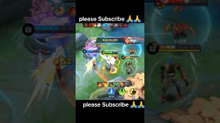 Very dangerous fight 😱 in mobile legends bang bang 🤯 shortfeed mobilelegends shorts [upl. by Ellord]