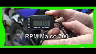 The Max RPM of the Maico 700 Dirtbike Garage S1 E7 [upl. by Eelanej]