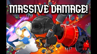 Massive Damage Strategy Infernal CHIMPS Black Border Guide l Update 412 Bloons TD6 [upl. by Nyliak]