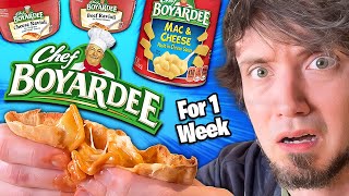 I ate Chef Boyardee every day for 1 Week [upl. by Torres]